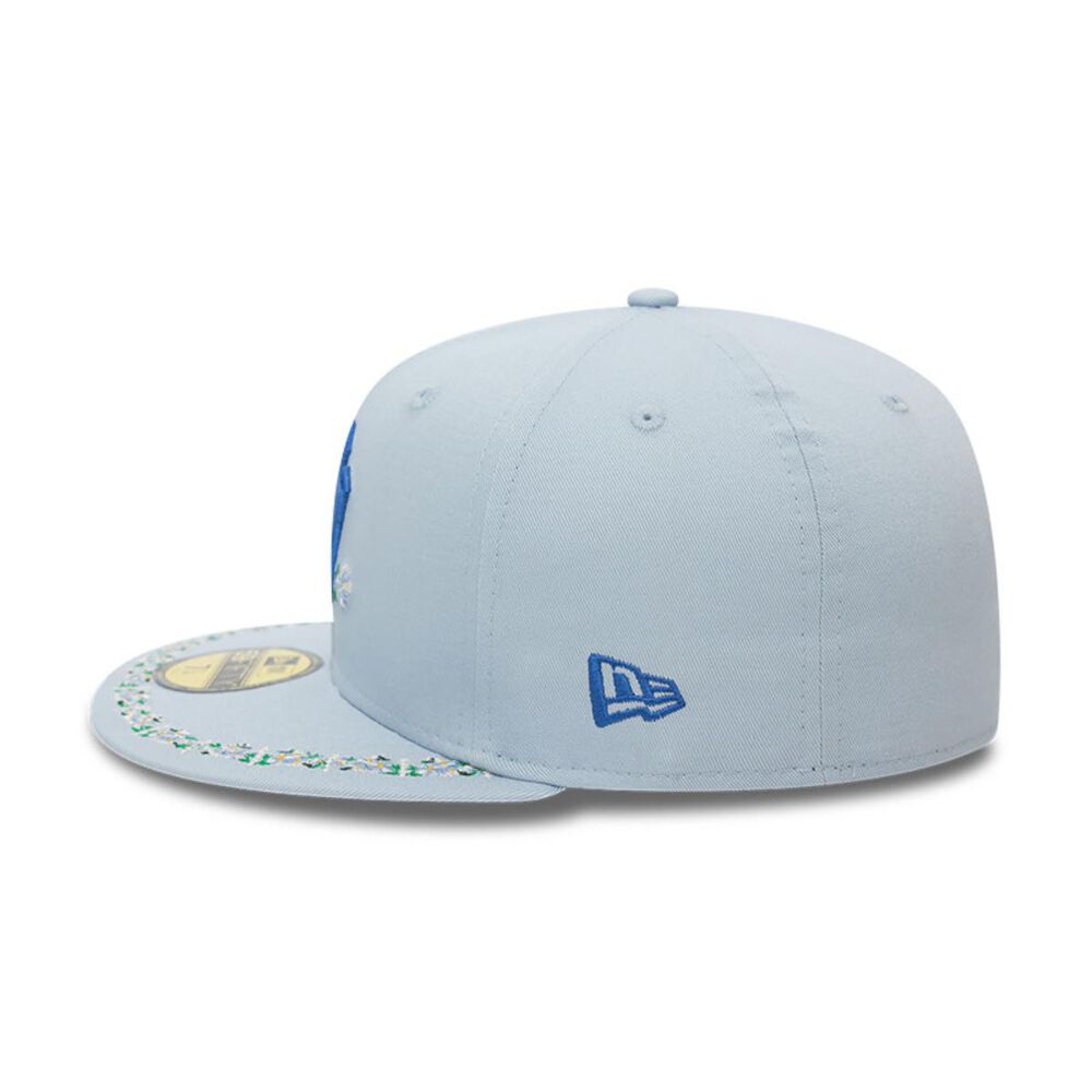 Gorra 59fifty New York Yankees Mlb Floral Border Pastel Blue image number 4.0